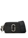 Marc Jacobs The Snapshot Crystal Embellished Camera Bag In Black