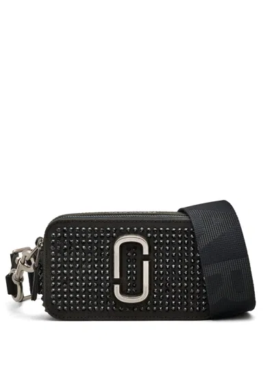 MARC JACOBS THE CRYSTAL CANVAS SNAPSHOT CAMERA BAG