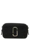 Marc Jacobs 'the Crystal Canvas Snapshot' Crossbody Bag In Black