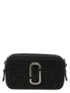 Marc Jacobs 'the Crystal Canvas Snapshot' Crossbody Bag In Black