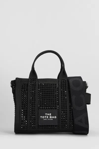 Marc Jacobs Embellished Mini Tote Bag In Black