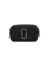 Marc Jacobs The Crystal Snapshot Shoulder Bag In Black  