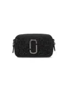 Marc Jacobs The Crystal Snapshot Shoulder Bag In Black
