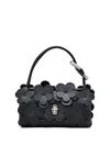 Marc Jacobs The Daisy Applique Mini Dual Bag In Black