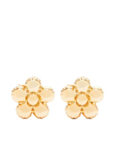 Marc Jacobs The Daisy Balloon Stud Earrings In Gold