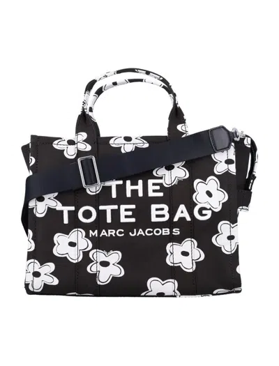 MARC JACOBS MARC JACOBS THE DAISY CANVAS MEDIUM TOTE BAG