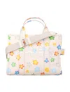 Marc Jacobs The Daisy Canvas Medium Tote Bag In White