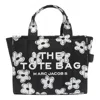 Marc Jacobs The Daisy Canvas Small Tote Bag In Black