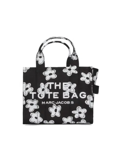 Marc Jacobs The Daisy Canvas' Small Tote Bag – Black