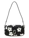 Marc Jacobs Textured Black Bag With Floral Patterns In Multicolor