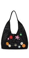 Marc Jacobs The Daisy Crochet Sack Bag Black Multi