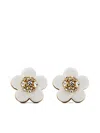 Marc Jacobs The Daisy Earrings In White