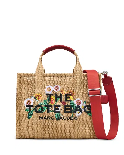 MARC JACOBS THE DAISY MEDIUM WOVEN TOTE BAG