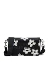 Marc Jacobs Textured Black Leather Mini Bag In Black