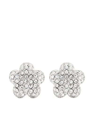 MARC JACOBS MARC JACOBS THE DAISY PAVE STUD EARRINGS