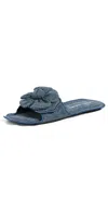 Marc Jacobs The Daisy Sandals Medium Wash Indigo In Blue