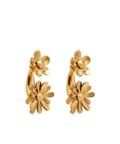 Marc Jacobs The Daisy Wild Statement Earring In Gold