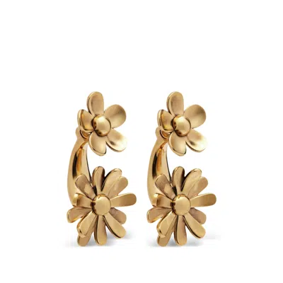 Marc Jacobs The Daisy Wild Statement Earrings In White