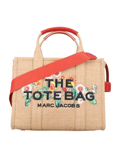 Marc Jacobs The Daisy Woven Medium Tote Bag In Natural