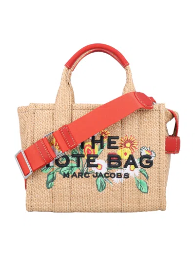 Marc Jacobs The Daisy Woven Small Tote Bag In Natural
