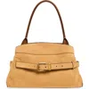 Marc Jacobs The Dakota Large Suede Satchel In Brown