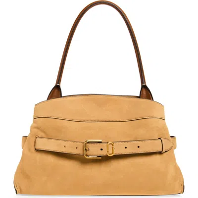 Marc Jacobs The Dakota Large Suede Satchel In Brown