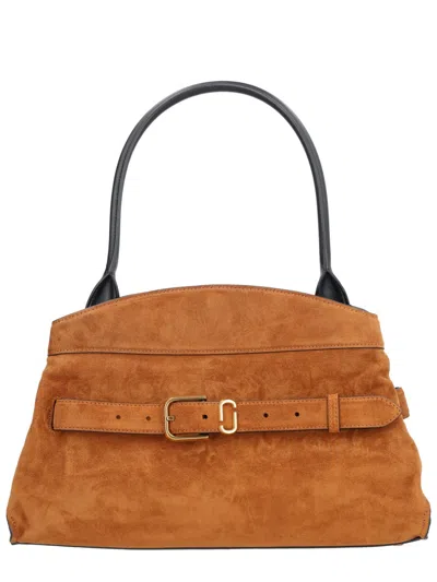 Marc Jacobs The Suede Dakota Satchel Bag In Yellow
