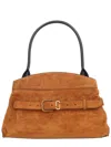 Marc Jacobs The Suede Dakota Satchel Bag In Yellow