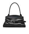 Marc Jacobs The Satchel Leather Shoulder Bag In Black