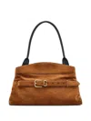 Marc Jacobs The Satchel Suede Leather Shoulder Bag
