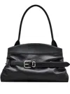 Marc Jacobs The Satchel Leather Tote Bag In Black