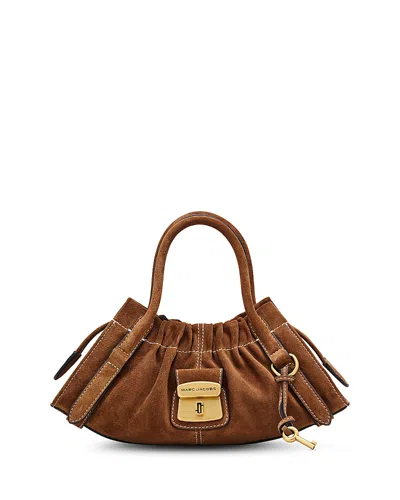 Marc Jacobs The Dakota Small Suede Satchel In Brown