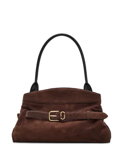 Marc Jacobs The Dakota Suede Tote Bag In Brown