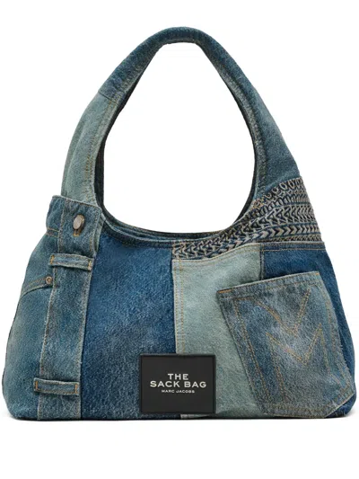 MARC JACOBS THE DECONSTRUCTED DENIM SACK BAG