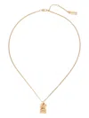 Marc Jacobs The Delicate Daisy Necklace Accessories In Gold