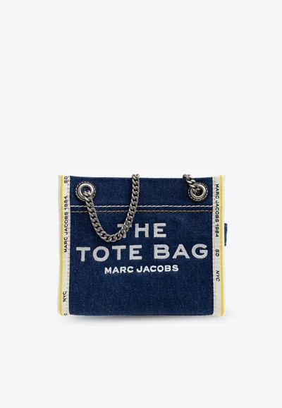 MARC JACOBS THE DENIM CHAIN CROSSBODY BAG