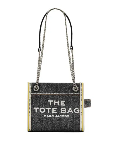 MARC JACOBS THE DENIM CHAIN CROSSBODY BAG