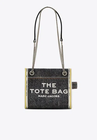 MARC JACOBS THE DENIM CHAIN CROSSBODY BAG