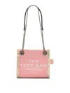 Marc Jacobs The Denim Chain Crossbody Tote Crossbody Bags Pink In Nude & Neutrals