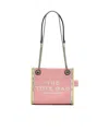 Marc Jacobs The Denim Chain Crossbody Tote Crossbody Bags Pink In Pink