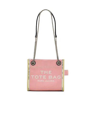 MARC JACOBS MARC JACOBS THE DENIM CHAIN CROSSBODY TOTE BAG