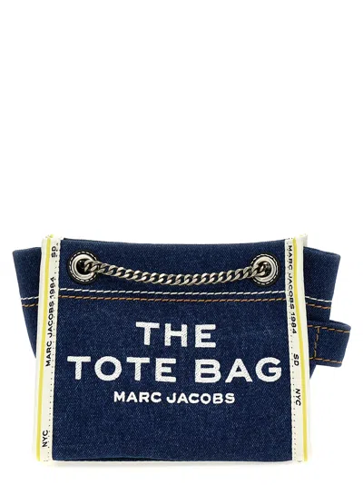 Marc Jacobs 'the Denim Chain Crossbody Tote' Crossbody Bag In Blue