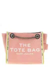 Marc Jacobs The Denim Chain Crossbody Tote Crossbody Bags Pink In Pink