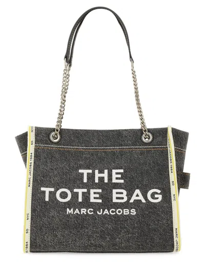 MARC JACOBS MARC JACOBS "THE DENIM CHAIN MEDIUM" TOTE BAG