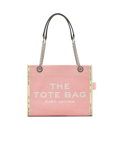 MARC JACOBS MARC JACOBS THE DENIM CHAIN MEDIUM TOTE BAG
