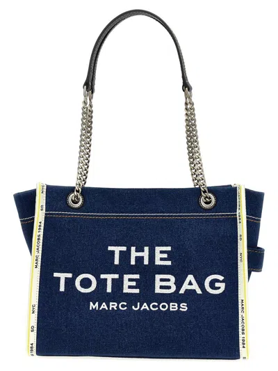 Marc Jacobs 'the Denim Chain Medium Tote' Shoulder Bag