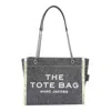 Marc Jacobs The Denim Chain Medium Tote Bag In Black
