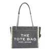 Marc Jacobs 'the Denim Chain Medium Tote' Shoulder Bag In Gray