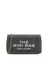 Marc Jacobs The Denim Crossbody Bag In Black Wash