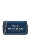 Marc Jacobs The Denim Chain Dark Wash Mini Cross-body Bag In Blu